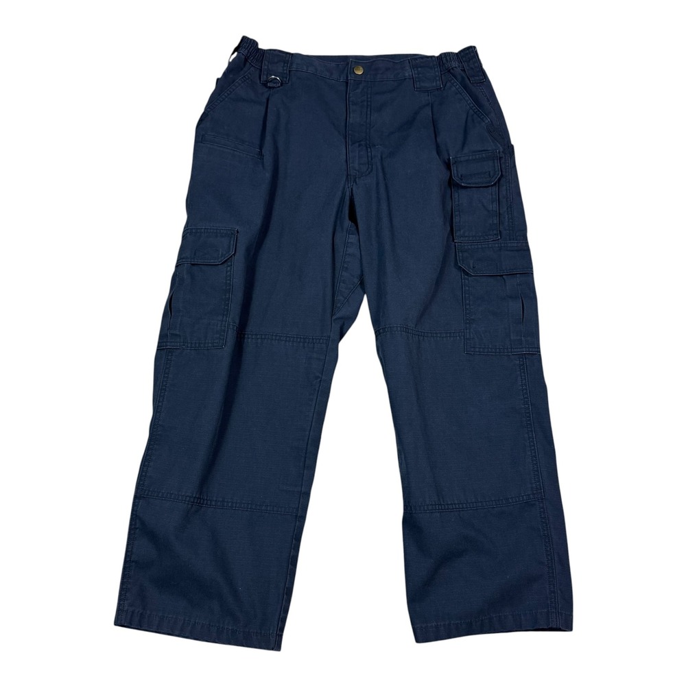 5.11 Tactical Navy Blue Straight Leg Cargo Pants Men's 36x30 (Fits 33x26)